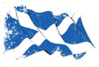 Grunge Flag of Scotland