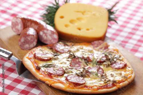 Photo: Sausage pizza Sausage pizza