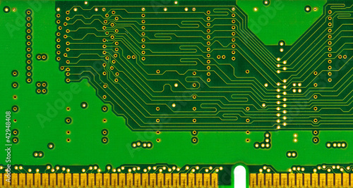 Photo: Electronic circuit background Electronic circuit background