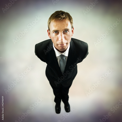Photo: man leaning forward man leaning forward