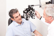 Optometrist doing Sight Testing