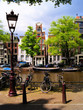 Classic Amsterdam canal scene