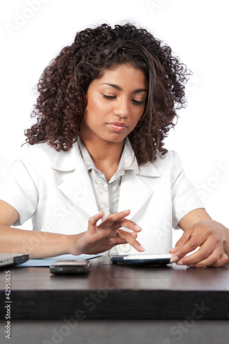 Photo: Female Doctor Using Digital Tablet Female Doctor Using Digital Tablet