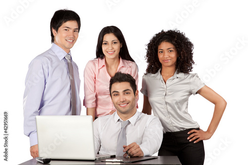 Photo: Businessman and Businesswoman Portrait Businessman and Businesswoman Portrait