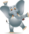 Vektor: cute elephant cute elephant