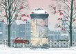 Winter cityscape