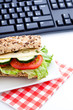 Foto: Comida en la oficina Comida en la oficina