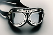 Vintage retro bike aviation goggles