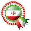 Iran rosette flag