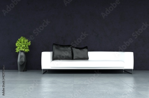 Illustration: 3D Rendering Couch | Sofa 3D Rendering Couch | Sofa