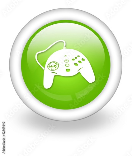 Illustration: Light Green Icon "Gaming" Light Green Icon "Gaming"