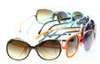 Foto: Collection of sunglasses on white background Collection of sunglasses on white background