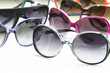 Foto: Collection of sunglasses on white background Collection of sunglasses on white background