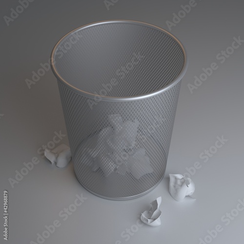 Illustration: Papierkorb Papierkorb