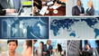Global Business Montage Digital Images, USA