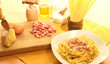 Photo: pasta alla carbonara pasta alla carbonara