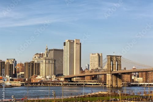 Foto: New York - Manhattan - Panorama con Ponte di Brooklyn New York - Manhattan - Panorama con Ponte di Brooklyn