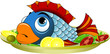 fish on a platter