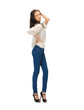 beautiful woman in casual clothes