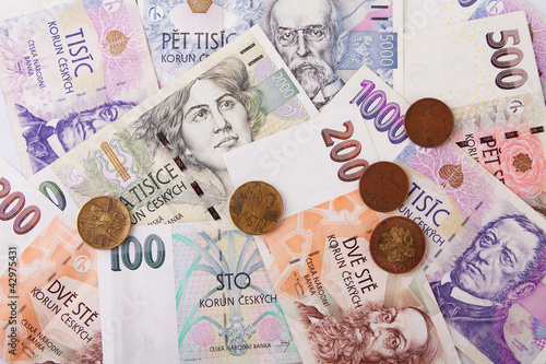 Photo: Czech money Czech money