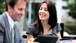 Business Executives Global Communication Outdoors