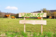 Landlust auf einem Schild