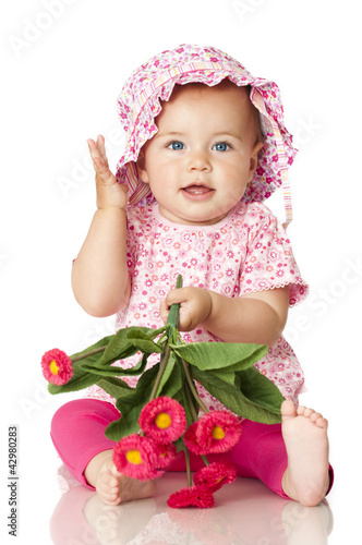 Photo: Pretty baby in pink - Süßes Baby in rosa Pretty baby in pink - Süßes Baby in rosa