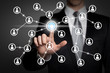 social network touchscreen - connectivity