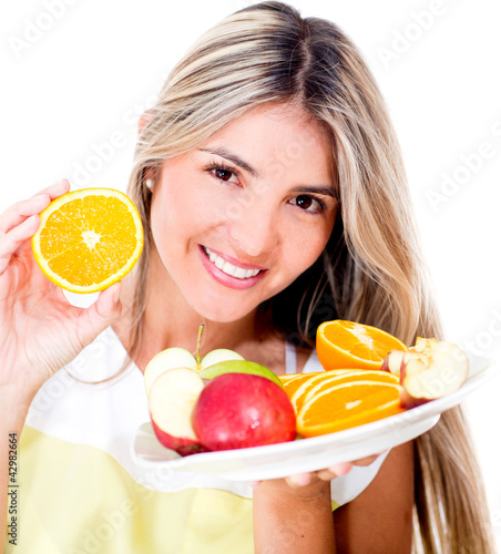 Photo: Woman on a diet Woman on a diet