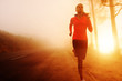 Sunrise running woman Sunrise running woman