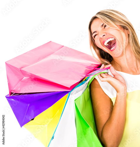 Foto: Happy shopping woman Happy shopping woman