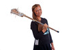 Photo: Girl lacrosse player Girl lacrosse player