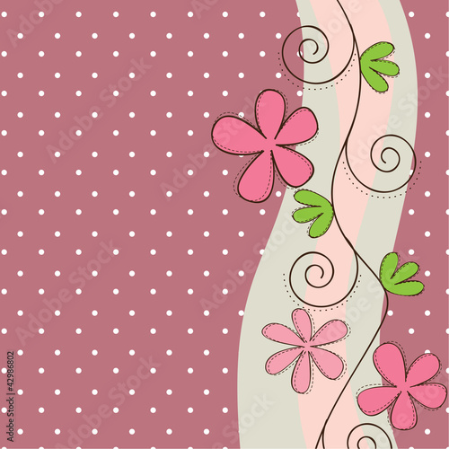 Vektor: Flower Background Flower Background