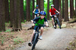 Family biking