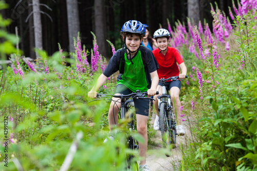 Photo: Family biking Family biking