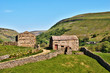 Quaint old stone barns