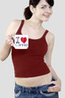 Woman holding a cup of coffee