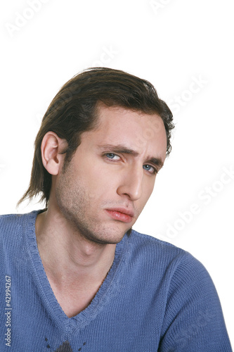 Photo: Man looking at the camera Man looking at the camera
