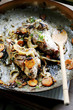 Lamb with stir fried vegetables