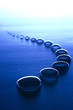 An arrangement of pebbles