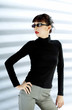 Woman in sunglasses