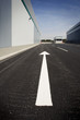 Road to warehouse