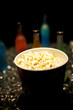 A bucket of popcorn