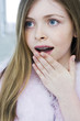Girl in shock