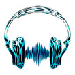 headphone audio wave