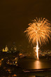 Fireworks over River Thames