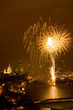 Fireworks over River Thames