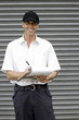 A postal service supervisor compiling data