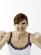 Angry woman