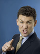 Angry man